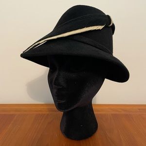 Vintage Lilly Daché Debs Fur Felt Fedora